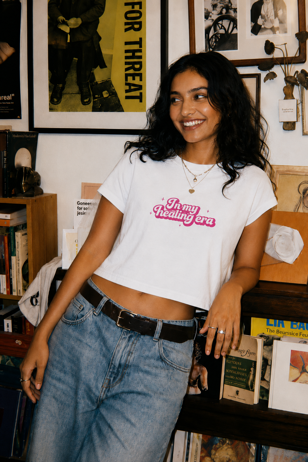 In My Healing Era Crop Tee